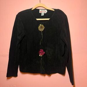 Unbranded Women's Black and Brown Cardigan